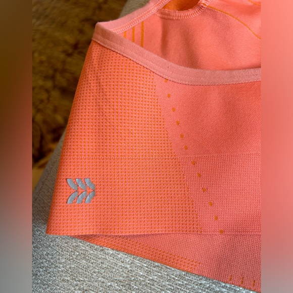 Unlined (No Cup Inserts) Coral All In Motion (Target) Sports Bra - Picture 6 of 7